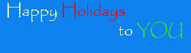 Happy Holidays